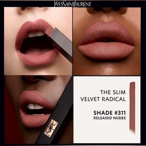 YSL - The Slim Velvet Radical Semi-Matte 
Lipstick - 311 Released Nudes - NIB